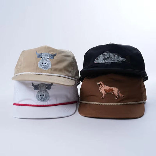 Bull Hat in Tan