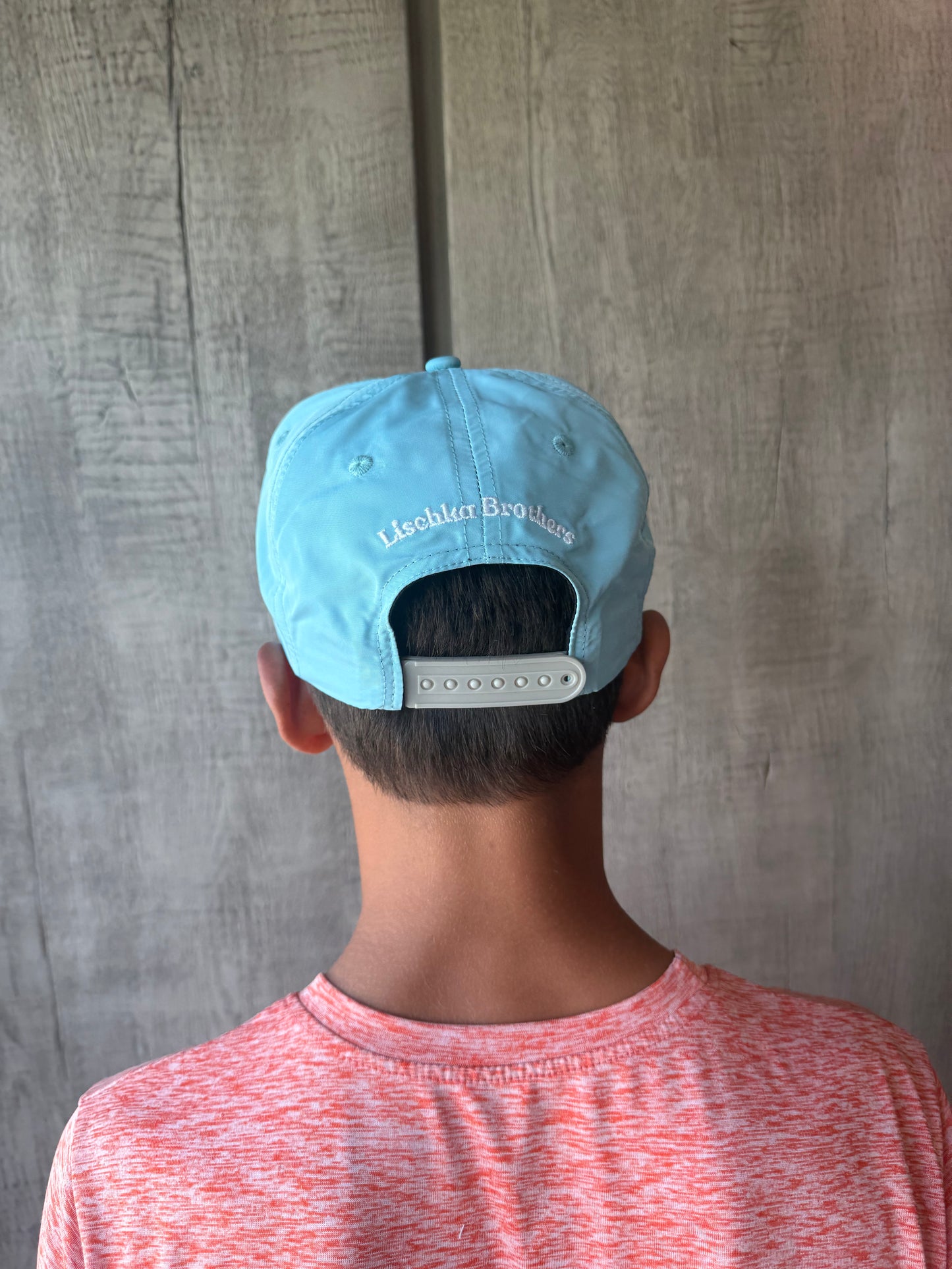 Black Drum Hat in Aqua