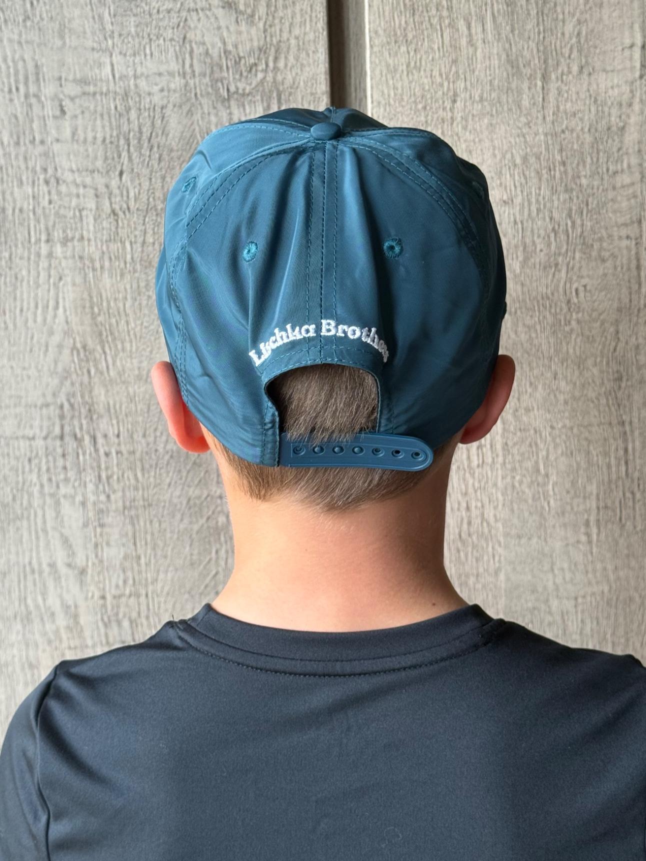 Speckled Trout Rope Cap, Teal