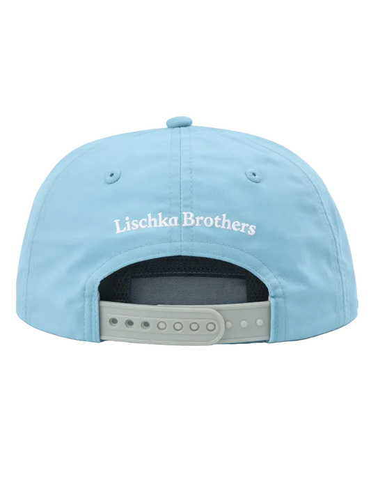 Large Mouth Bass Rope Cap, Aqua