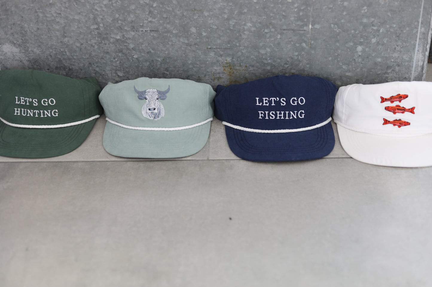 "Let's Go Fishing" Cap