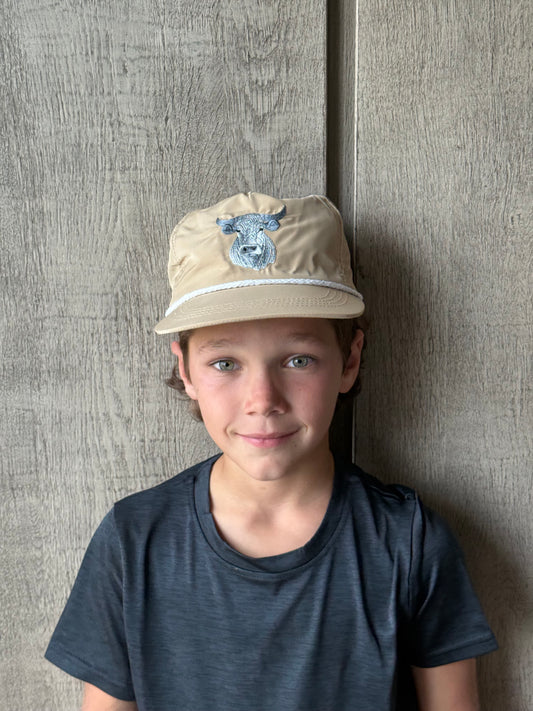 Bull Hat in Tan