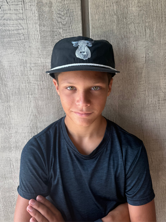 Bull Hat in Black