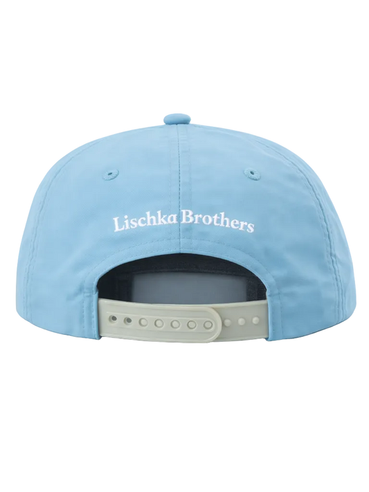 Black Drum Rope Cap, Aqua