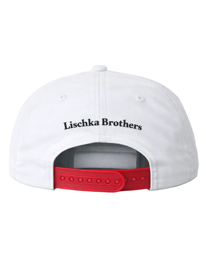 Bull Rope Cap, White/Red