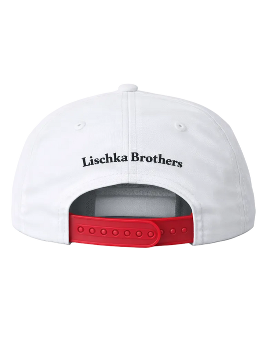 Bull Rope Cap, White/Red
