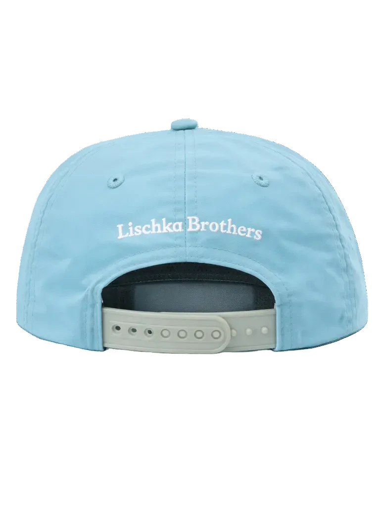 Speckled Trout Rope Cap, Aqua