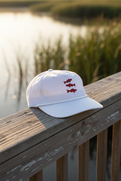Redfish Rope Cap, White