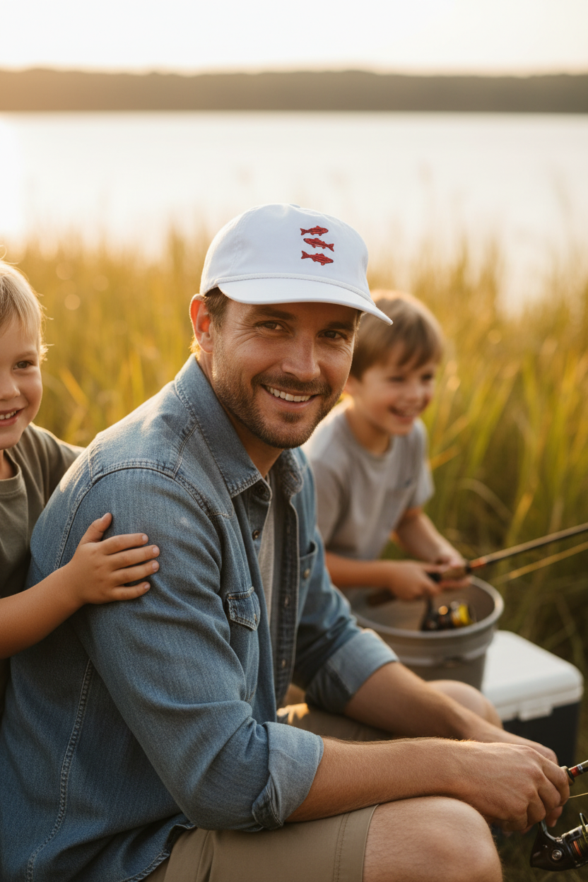 Redfish Rope Cap, White